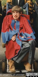 Professor Stephen Hawking honorary degree 1982