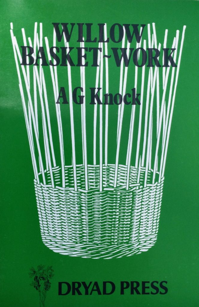 image of the cover of the book, it has a half made basket on it